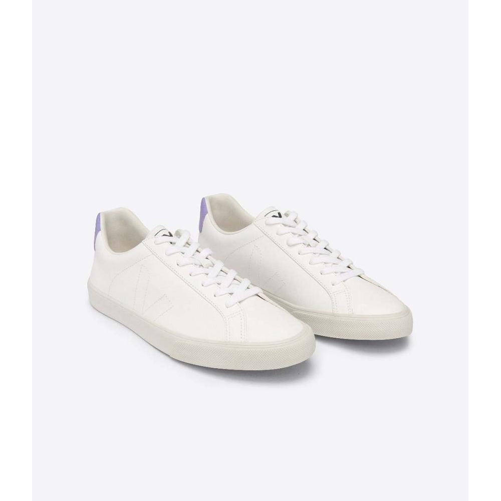 Veja ESPLAR CHROMEFREE Women's Sneakers White/Purple | NZ 618LIS